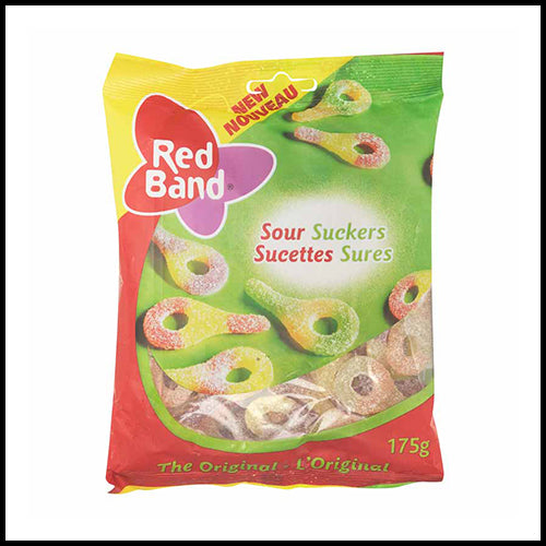 Red Band Original Sour Suckers 175g