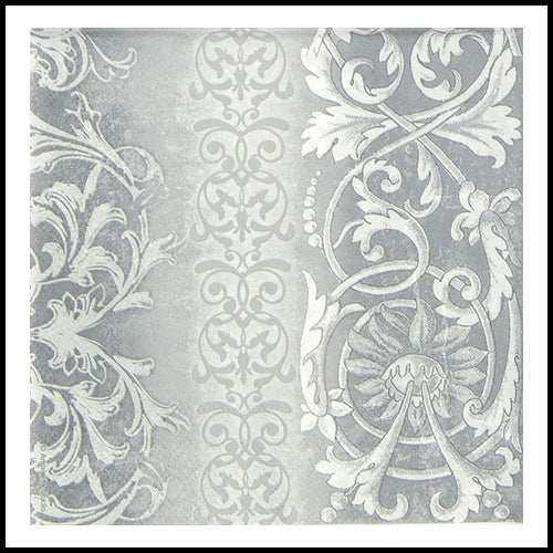 Sophia Silver Cocktail Napkins 20pk