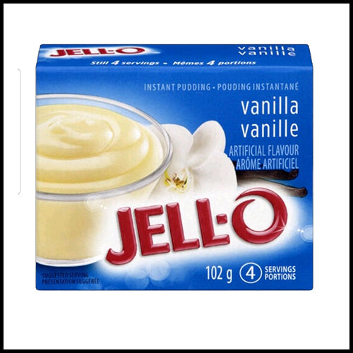 Jello Instant Vanilla Pudding 102g