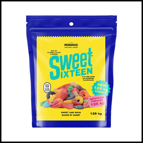 (COSTCO BULK) Sweet Sixteen Sweet & Sour Candy Mix 1.25kg