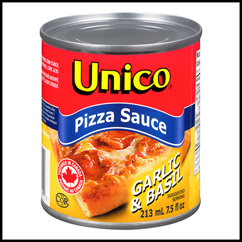 Unico Garlic & Basil Pizza Sauce 213ml