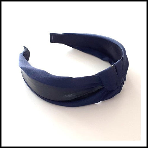 Navy Knot Headband