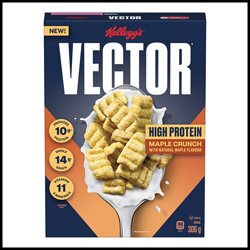 Kellogg's Vector Cereal Maple Crunch 306g