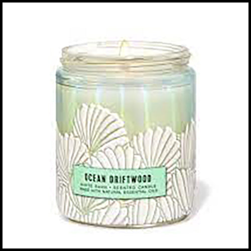 White Barn Single Wick Candle Ocean Driftwood