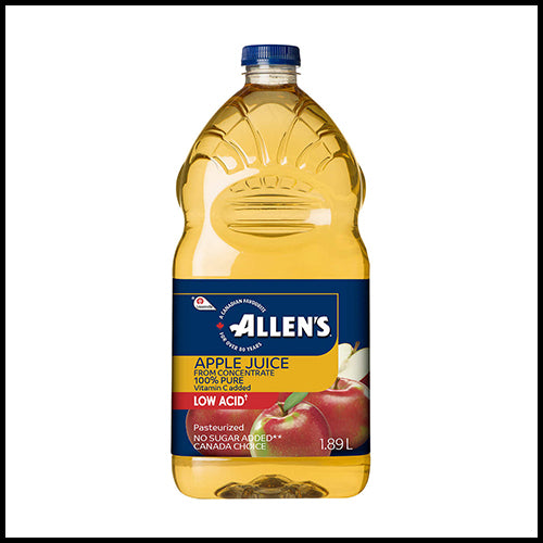 Allen's Apple Juice 1.89L