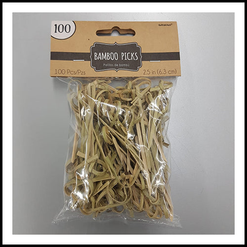 Amscan Bamboo Picks 100pk