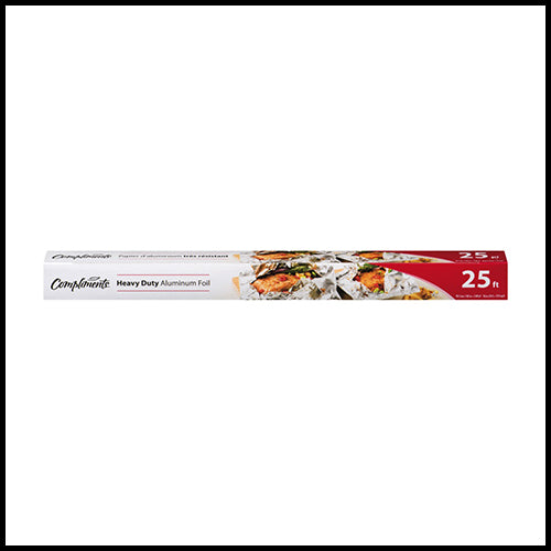 Compliments Heavy Duty Aluminum Foil 18" x 25ft