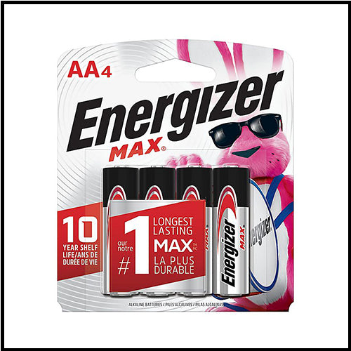 Energizer Max AA Batteries 4ct