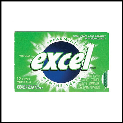 Excel Spearmint Gum 12pc