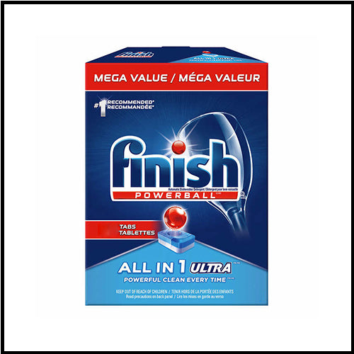 Finish Powerball All In 1 Ultra Dishwasher Tablets 60pk