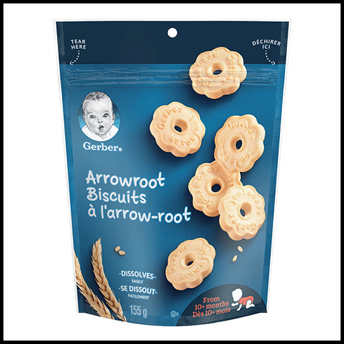 Gerber Arrowroot Biscuits 155g