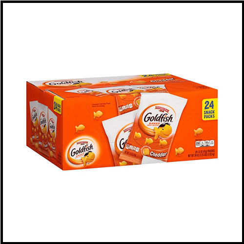 Pepperidge Farm Cheddar Goldfish Crackers 24pks