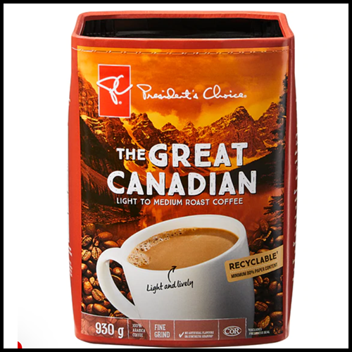 President's Choice Great Canadian Ground Coffee 930g