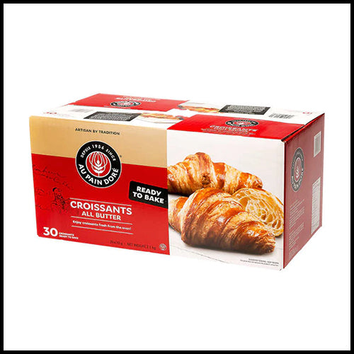 (COSTCO BULK) Au Pain Dore Ready-To-Bake Croissants 30pk