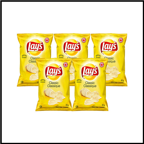 Lays Classic Chips 5 x 40g