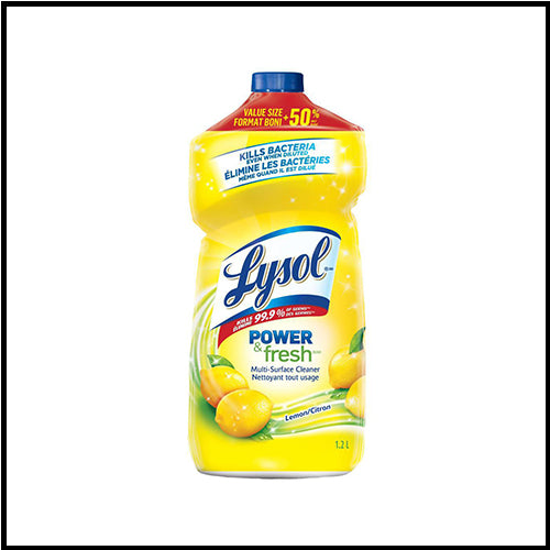 Lysol Power & Fresh Lemon Multi Purpose Cleaner 1.2L