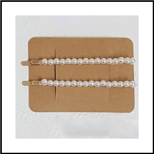 Mini Pearl Hairclips 1pr