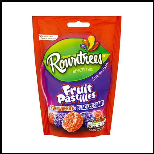 Rowntree's Fruit Pastilles Strawberry & Blackcurrant 143g