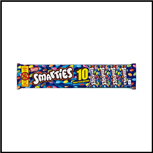 Nestle Smarties Junior Snack Size Chocolates 90g 9ct