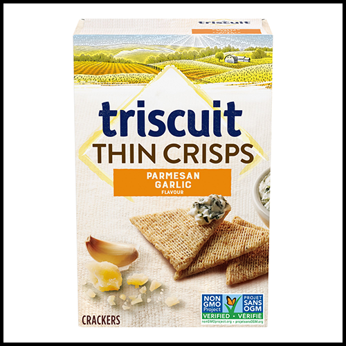 Christie Triscuit Thins Garlic Parmesan Crackers 200 g